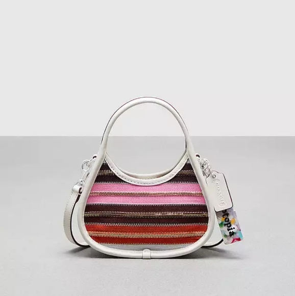 New! CQ849 Coach Mini Ergo Bag In Upcrafted Zippers - Picture 1 of 8